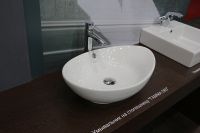 Раковина-чаша Кировит Гамма 56 Белая арт-Вн Крв13 — фото 2, Раковины накладные