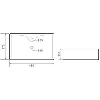 Товар: Раковина Orange 48 Черная матовая арт-B01-475mb - фото 9 Раковина Orange 48 Черная матовая арт-B01-475mb — фото 9, Раковины накладные