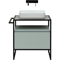 Тумба под раковину Allen Brau Priority 70 Папирус матовый арт-1.31001.PWM — фото 3, Тумбы под раковину