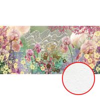 Фреска Ortograf Цветы 3045 Фактура бархат FX Флизелин (5,6*2,7) Разноцветный, Цветы/Абстракция арт-3045 (бархат FX) — фото 1, Фрески