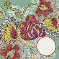 Фреска Ortograf Цветы 9606 Фактура флок FLK Флизелин (2,7*2,7) Разноцветный, Цветы/Абстракция арт-9606 (флок FLK) — фото 1, Фрески