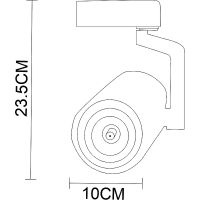 Трековый светильник Artelamp Traccia Белый арт-A2330PL-1WH — фото 7, Трековые светильники