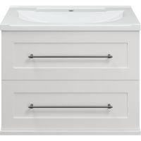 Тумба с раковиной Misty Марта 70 подвесная Белая арт-УТ000013429 — фото 2, Тумбы с раковиной