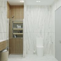 Душевая дверь Triton Уно 80 профиль Хром стекло прозрачное арт-Щ0000036857 — фото 3, Распашные душевые двери