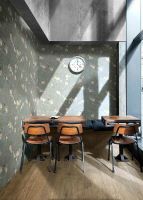 Керамическая плитка Marazzi Ragno Mixed Verde Decoro Fiori di Pesco Rett. 40x120 (A+B) настенная 40х120 см арт-RC5L — фото 2, Керамическая плитка