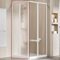 Душевая дверь Ravak Supernova SRV2-80 S профиль Белый стекло Grape арт-14V40102ZG — фото 1, Раздвижные душевые двери