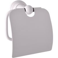 Держатель туалетной бумаги Rav Slezak Morava с крышкой Белый арт-MKA0400B — фото 1, Держатели туалетной бумаги