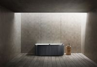 Ванна из искусственного камня Abber Leipzig 170x80 Черно-белая матовая без гидромассажа арт-AM9916BW — фото 4, Ванны из искусственного камня