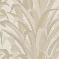 Обои Grandeco Cumaru Винил на флизелине (0,53*10,05) Бежевый/Зеленый/Коричневый, Листья арт-CU 3003 — фото 1, Обои для стен