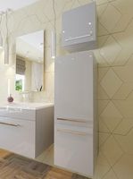 Шкаф пенал Эстет Elin 35 R подвесной Белый арт-ФР-00003354 — фото 2, Пеналы для ванной комнаты