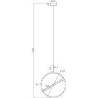 Подвесной светильник Artelamp Dolores Полированная медь арт-A2565SP-1PB — фото 4, Подвесные светильники