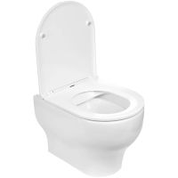 Товар: Унитаз WeltWasser Erlenbach 004 GL-WT подвесной Белый глянец с сиденьем Микролифт арт-10000003807 - фото 2 Унитаз WeltWasser Erlenbach 004 GL-WT подвесной Белый глянец с сиденьем Микролифт арт-10000003807 — фото 2, Подвесные унитазы