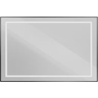 Зеркало BelBagno Kraft 120 с подсветкой Черное с сенсорным выключателем арт-SPC-KRAFT-1200-800-SENS-NERO — фото 7, Зеркала в ванную комнату