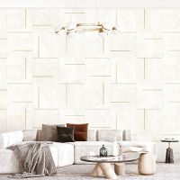 Обои Andrea Rossi Cheradi Винил на флизелине (1,06*10,05) Белый/Бежевый, Геометрия арт-54392-3 — фото 4, Обои для стен