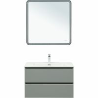 Тумба под раковину Aquanet Вега 80 подвесная Мисти грин арт-329603 — фото 6, Тумбы под раковину