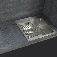 Кухонная мойка Fabia 50х45 Сатин арт-50453 — фото 10, Кухонные мойки