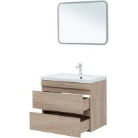 Тумба под раковину Aquanet Нота New 75 подвесная Дуб светлый арт-334198 — фото 8, Тумбы под раковину