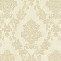 Обои Bernardo Bartalucci Palazzo Винил на флизелине (1,06*10,05) Бежевый, Дамаск арт-5045-1 — фото 1, Обои для стен