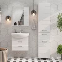 Тумба под раковину Volna Joli 70.2Y подвесная Белая арт-tpJOLI70.2Y-01 — фото 6, Тумбы под раковину