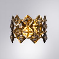 Настенный светильник Divinare Rosalinda Прозрачный Дымчатый Латунь арт-7204/17 AP-2 — фото 3, Бра