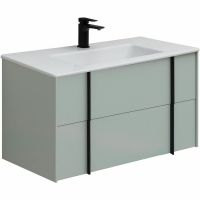 Тумба под раковину Allen Brau Reality 90 подвесная Папирус матовый арт-1.32006.PWM — фото 5, Тумбы под раковину