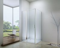 Душевой уголок Berges Legos LS-2 120х100 профиль Хром стекло прозрачное арт-061047 — фото 2, Прямоугольные душевые уголки