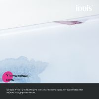 Штора для ванны Iddis Base 180х200 Белая арт-BO02P18i11 — фото 6, Шторы для ванной