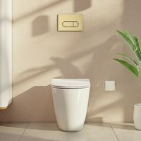 Клавиша смыва Vitra Root Round Золото матовое арт-740-2225 — фото 2, Кнопки смыва