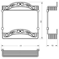 Полка корзина Migliore Complementi Хром арт-22036 — фото 4, Полки для ванной и душа