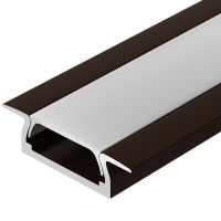Профиль алюминиевый Arlight встраиваемый Коричневый арт-017655 — фото 1, Профили для светодиодных лент