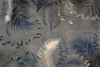 Товар: Фреска Ortograf Levity 33233 Фактура флок FLK Флизелин (4*2,7) Серый/Бежевый/Синий, Листья/Перья арт-33233 (флок FLK) - фото 2 Фреска Ortograf Levity 33233 Фактура флок FLK Флизелин (4*2,7) Серый/Бежевый/Синий, Листья/Перья арт-33233 (флок FLK) — фото 2, Фрески