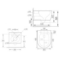 Товар: Унитаз биде Esbano Teruel-WBN подвесной с сиденьем Микролифт арт-ESWBTERUWN - фото 2 Унитаз биде Esbano Teruel-WBN подвесной с сиденьем Микролифт арт-ESWBTERUWN — фото 2, Подвесные унитазы