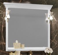 Товар: Зеркало Opadiris Риспекто 105 Белое матовое с выключателем арт-00-00007048 - фото 2 Зеркало Opadiris Риспекто 105 Белое матовое с выключателем арт-00-00007048 — фото 2, Зеркала в ванную комнату