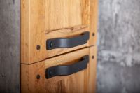 Шкаф пенал Бриклаер Лофт 35 с бельевой корзиной Метрополитен грей арт-4627125413360 — фото 6, Пеналы для ванной комнаты