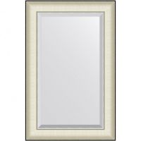 Товар: Зеркало Evoform Exclusive 84х54 с фацетом в багетной раме - Белая кожа с хромом 78 мм арт-BY 7450 - фото 1 Зеркало Evoform Exclusive 84х54 с фацетом в багетной раме - Белая кожа с хромом 78 мм арт-BY 7450 — фото 1, Зеркала в ванную комнату