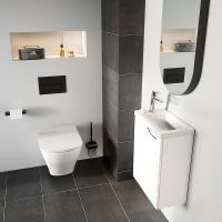 Тумба под раковину Ravak SD Classic 40 L подвесная Белая глянцевая арт-X000001484 — фото 2, Тумбы под раковину