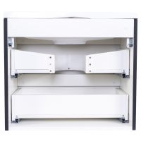 Тумба под раковину Style Line Бергамо 60 подвесная Черная антискрейч арт-СС-00002318 — фото 4, Тумбы под раковину