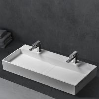 Раковина Abber Stein 120 Белая матовая арт-AS2642 — фото 1, Раковины накладные