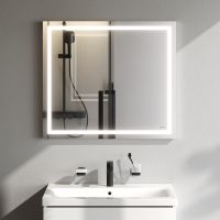 Зеркало AM.PM Gem 80 с подсветкой с механическим выключателем арт-M91AMOX0801WG — фото 2, Зеркала в ванную комнату