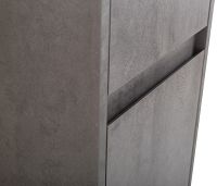 Шкаф пенал BelBagno Kraft 33 L подвесной Cemento Grigio арт-KRAFT-1600-2A-SC-CG-L — фото 6, Пеналы для ванной комнаты