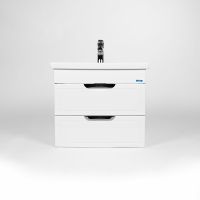 Тумба под раковину VIANT Лима 60 подвесная Белая арт-VLIM60CO-T2YP — фото 2, Тумбы под раковину