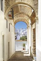 Фреска Ortograf Городской пейзаж 4224 Фактура флок FLK Флизелин (1,8*2,7) Белый/Бежевый, Город арт-4224 (флок FLK) — фото 2, Фрески