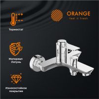 Душевая система Orange с термостатом Хром арт-T19-944cr — фото 3, Душевые стойки