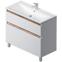 Тумба под раковину AM.PM X-Joy 100 Белый глянец арт-M85AFSX1002WG — фото 2, Тумбы под раковину