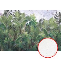 Фреска Ortograf Oasis 32776 Фактура бархат FX Флизелин (4*2,7) Зеленый/Серый, Листья арт-32776 (бархат FX) — фото 1, Фрески