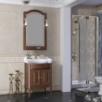 Зеркало Opadiris Лоренцо 60 Светлый орех с выключателем арт-00-00007044 — фото 3, Зеркала в ванную комнату