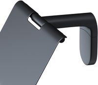 Держатель туалетной бумаги AM.PM X-Joy с крышкой Черный матовый арт-A84341422 — фото 5, Держатели туалетной бумаги