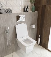 Унитаз STWORKI Хадстен SETK3304-0616-001-1-6000 подвесной с сиденьем Микролифт арт-557941 — фото 4, Подвесные унитазы