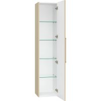 Шкаф пенал Brevita Alicante 35 подвесной Капучино арт-ALI-05035-03 — фото 8, Пеналы для ванной комнаты