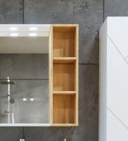 Подвесной шкаф Бриклаер Кристалл 20 Дуб Бунратти арт-4627125416033 — фото 2, Шкафы для ванной